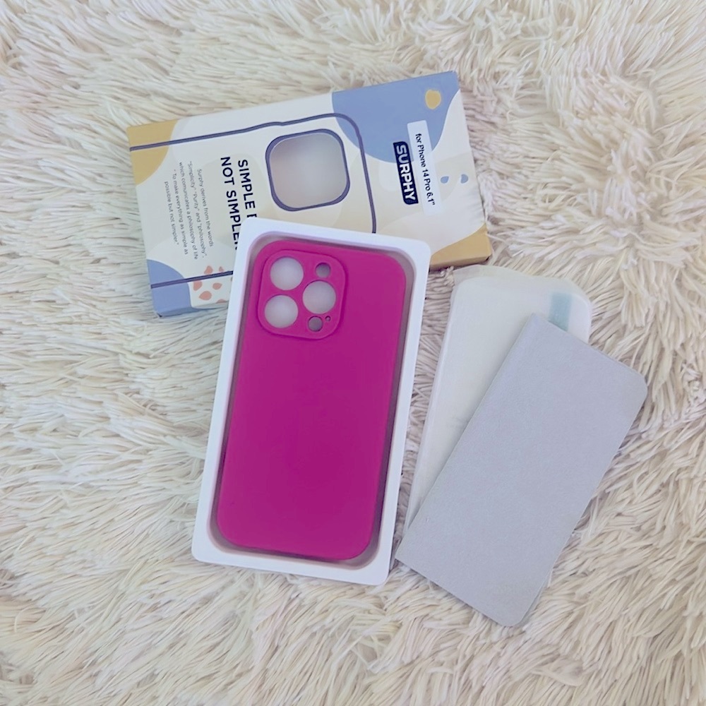 iPhone 14 Pro Hot Pink Silicone Case